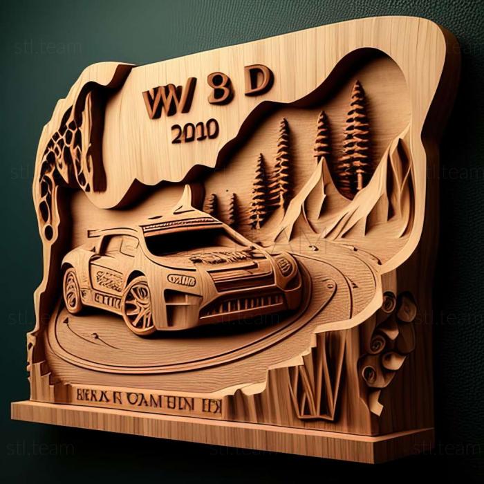 3D модель Игра чемпионата мира по ралли WRC 3 (STL)